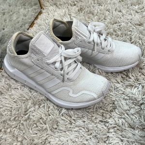 White Adidas sneaker